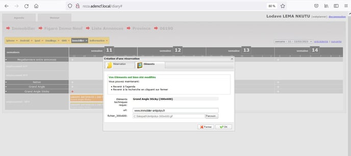 7-Reza ajout des éléments